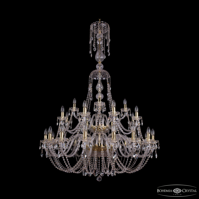 Подвесная люстра Bohemia Ivele Crystal 1406/16+8+4/400/XL-160/2d G в Санкт-Петербурге