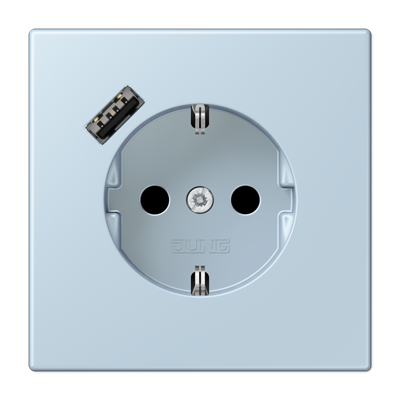 Розетка 2K+З USB Typ A Jung LC1520-18A208 в Санкт-Петербурге