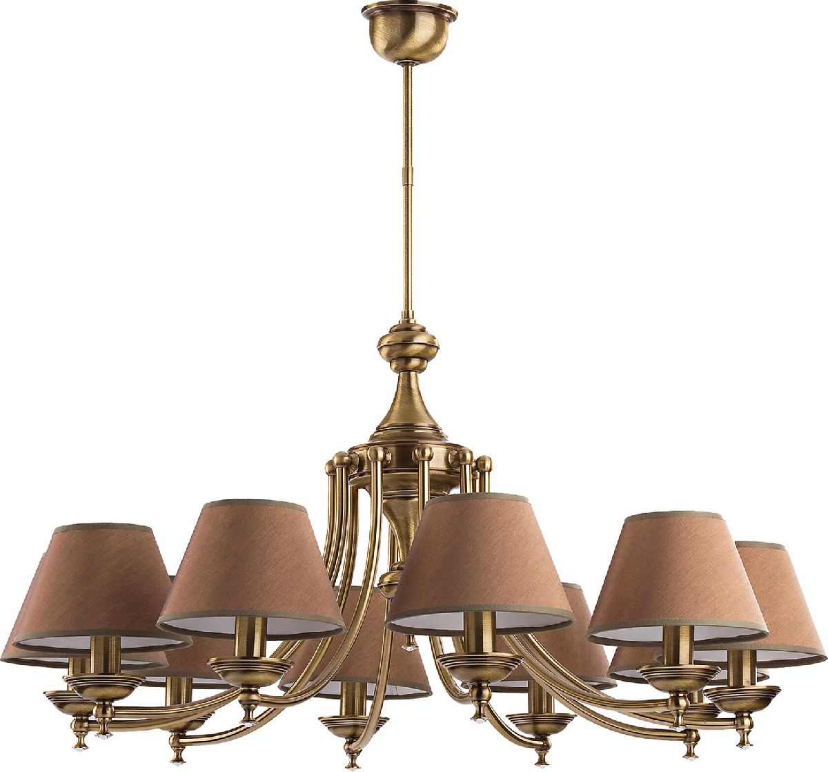 Люстра на штанге Kutek San Marino Lampshade SAN-ZW-10(P/A)CR в Санкт-Петербурге