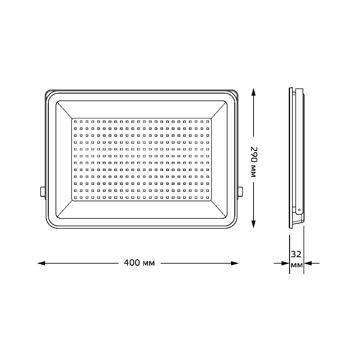 Прожектор светодиодный Gauss Qplus 200W 6500К 690511200 в Санкт-Петербурге