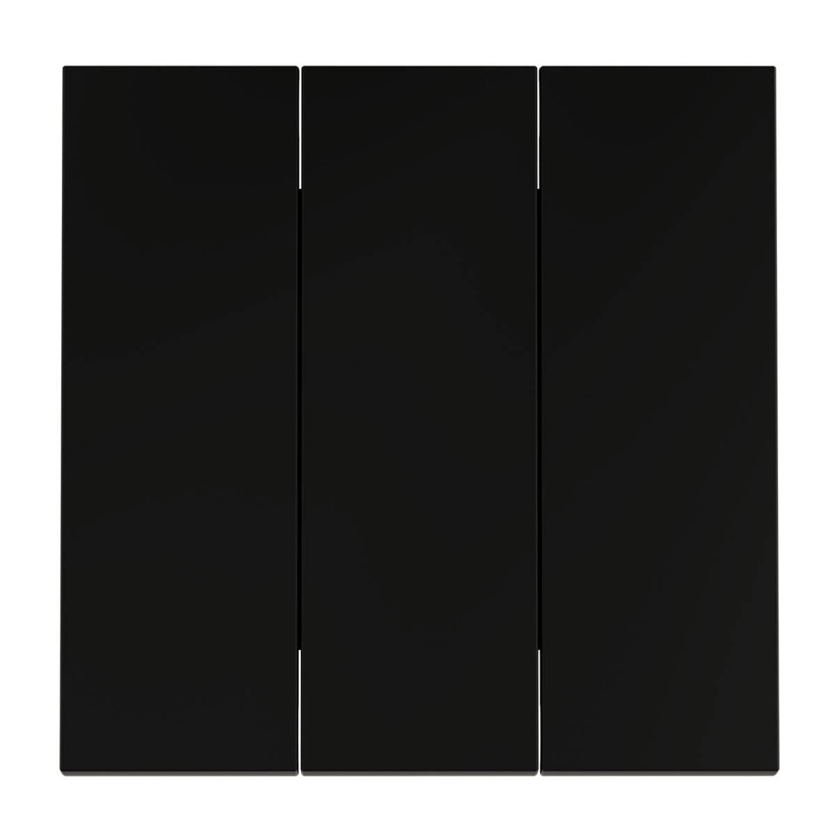 Клавиши для выключателя/переключателя трехклавишного Voltum S70 (черный матовый) VLS000508 в #REGION_NAME_DECLINE_PP#