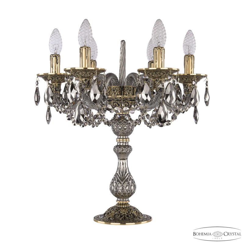 Настольная лампа Bohemia Ivele Crystal 16102L8/6/141-47 GB M781 в Санкт-Петербурге