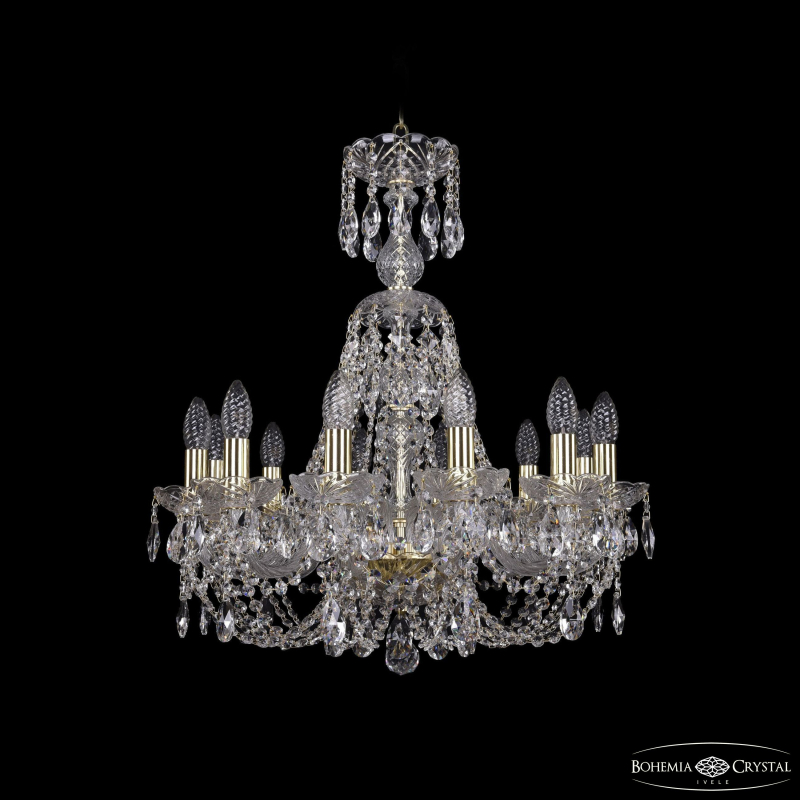 Подвесная люстра Bohemia Ivele Crystal 1406/12/195/XL-64 G в Санкт-Петербурге