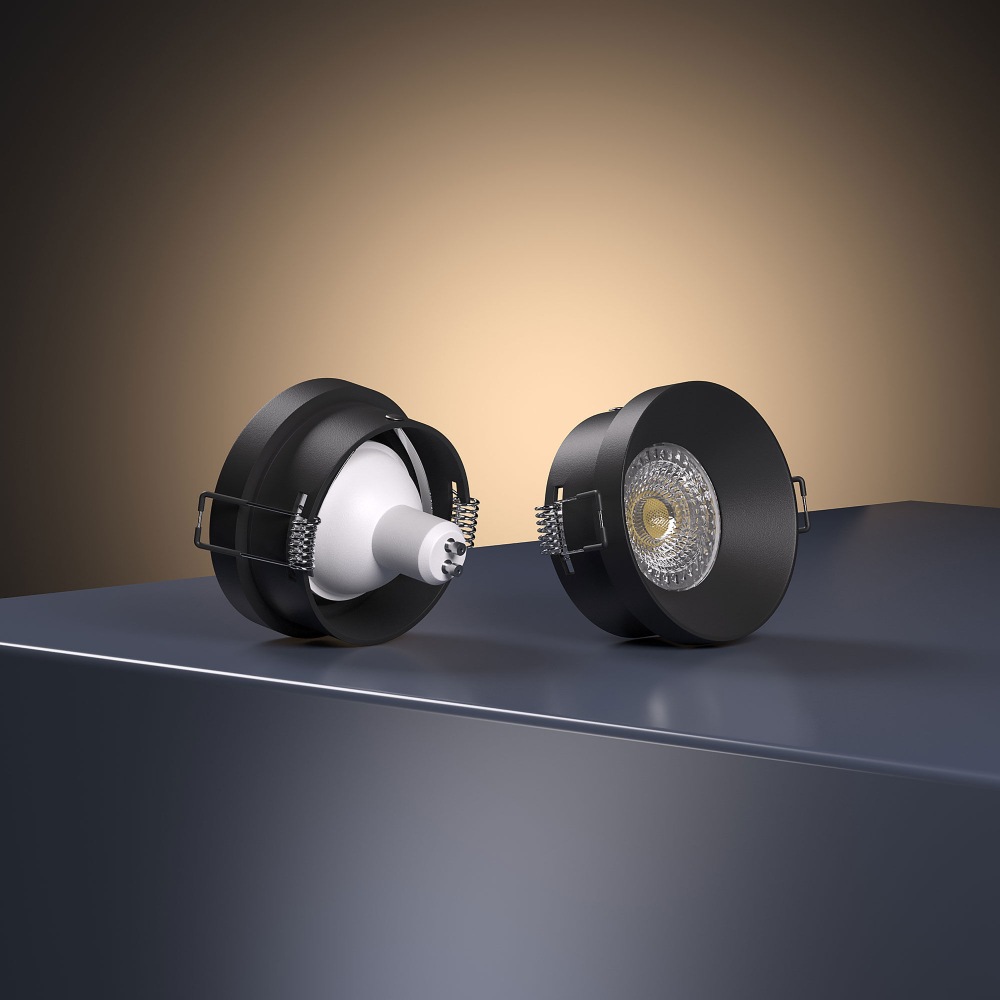 Встраиваемый светильник Elektrostandard 111 MR16 черный 4690389168703 в #REGION_NAME_DECLINE_PP#