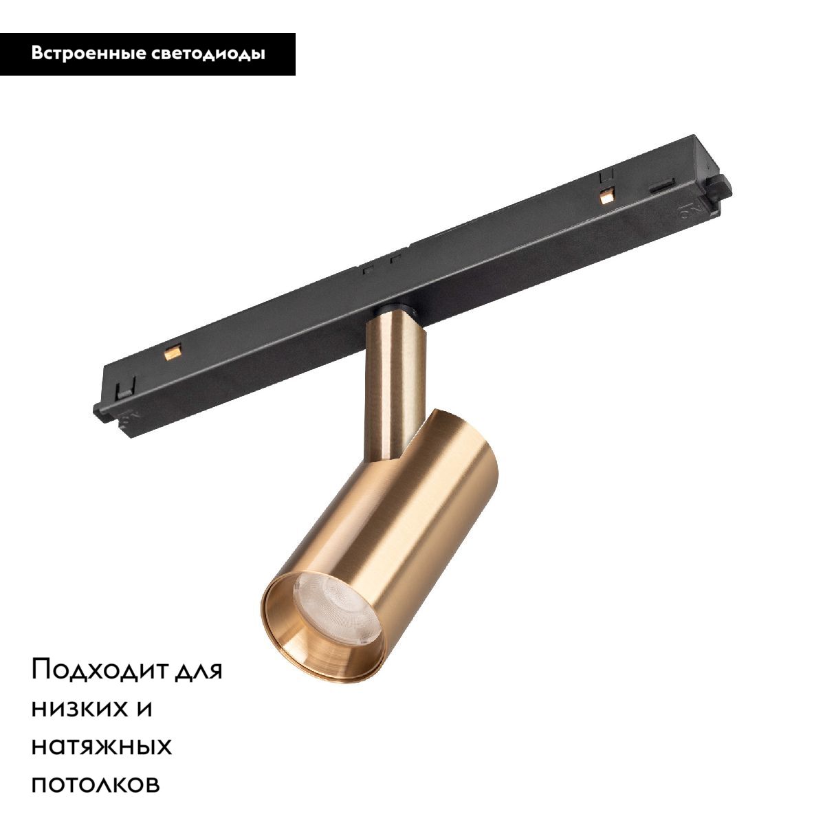 Трековый магнитный светильник Arlight MAG-ORIENT-SPOT-R35-6W Warm3000 (GD, 24 deg, 48V, DALI) 040888 в Санкт-Петербурге
