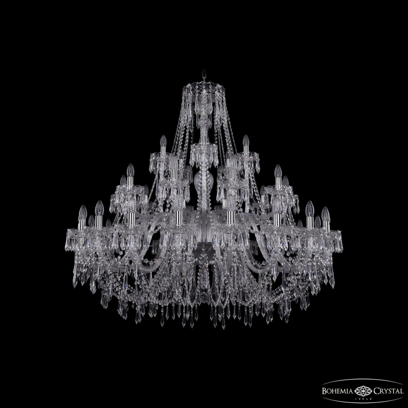 Подвесная люстра Bohemia Ivele Crystal 1403/20+10+5/460 Ni в Санкт-Петербурге