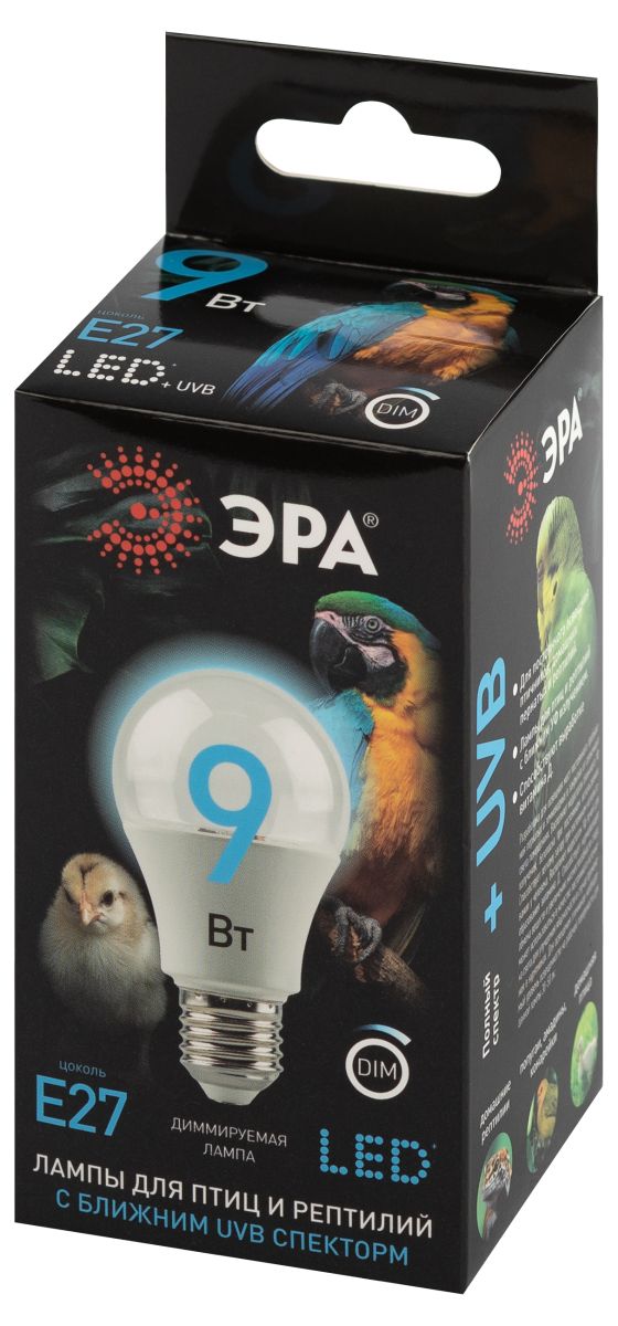 Светодиодная лампа для птиц и рептилий Эра FITO-Dim 9W Chicken E27 Б0059884 в Санкт-Петербурге