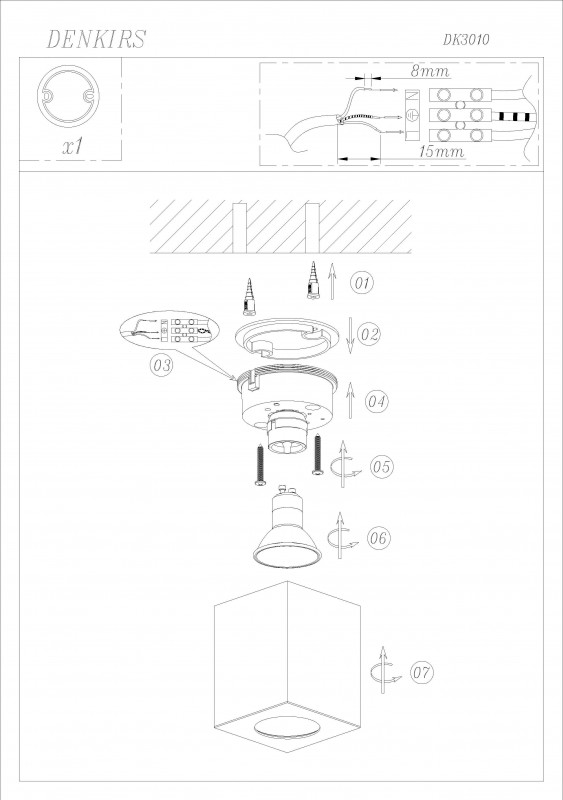 Накладной светильник Denkirs DK3010-CO в Санкт-Петербурге