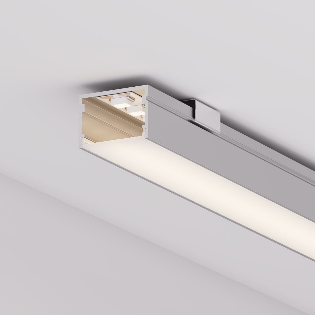 Профиль Arlight LINE-3020-3000 ANOD (Алюминий) 062250 в Санкт-Петербурге