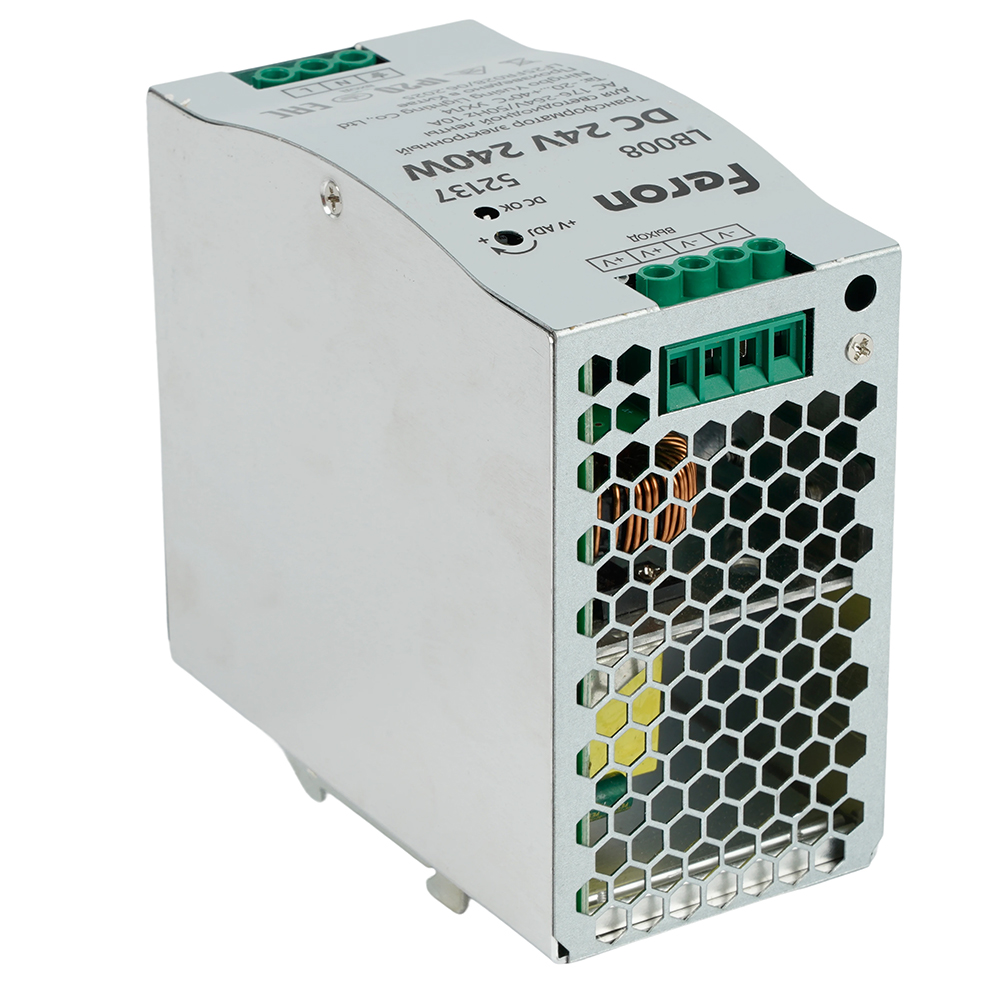 Трансформатор электронный на DIN-рейку Feron LB008 240W 24V IP20 52137 в Санкт-Петербурге