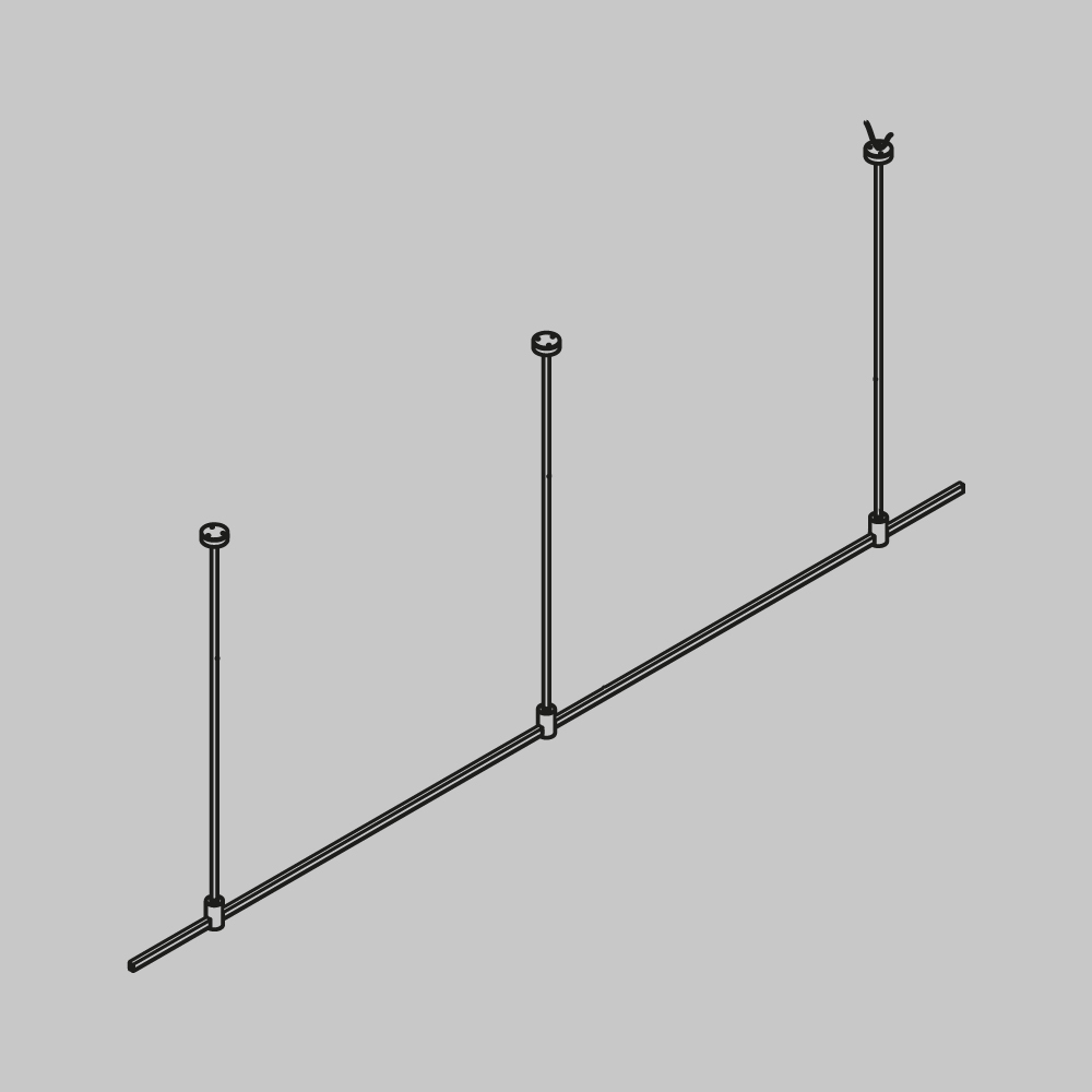 Основание Long прямое на жестких подвесах для трековых светильников Maytoni Technical Flarity TFC-Flar-L01-BS в #REGION_NAME_DECLINE_PP#
