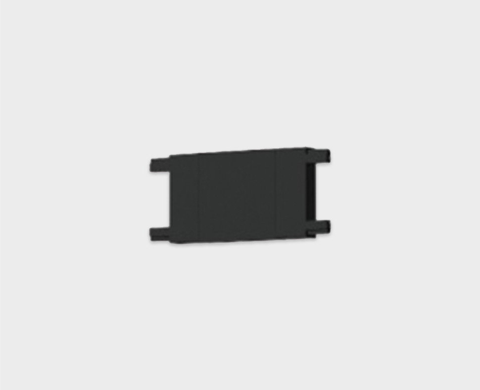 Соединитель прямой для магнитного шинопровода Italline IT09-9028 black в Санкт-Петербурге