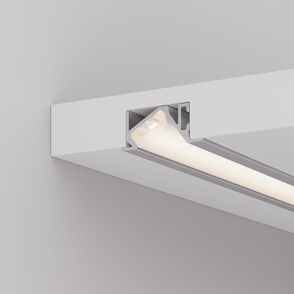 Профиль Arlight PDS-BEVEL-F-2000 ANOD (Алюминий) 063456 в Санкт-Петербурге