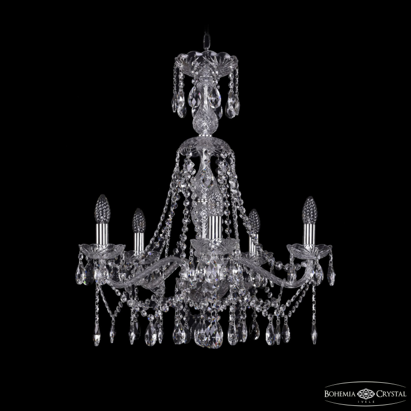 Подвесная люстра Bohemia Ivele Crystal 1413/5/200/XL-66 Ni в Санкт-Петербурге