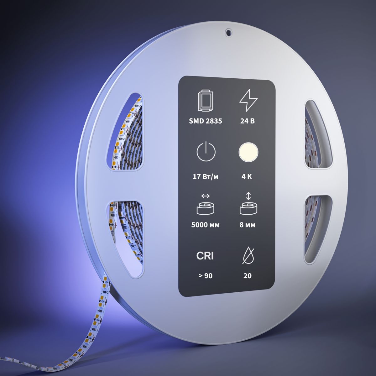 Светодиодная лента Maytoni Led Strip 24В 2835 17Вт/м 4000К 5м IP 20 201284 в Санкт-Петербурге