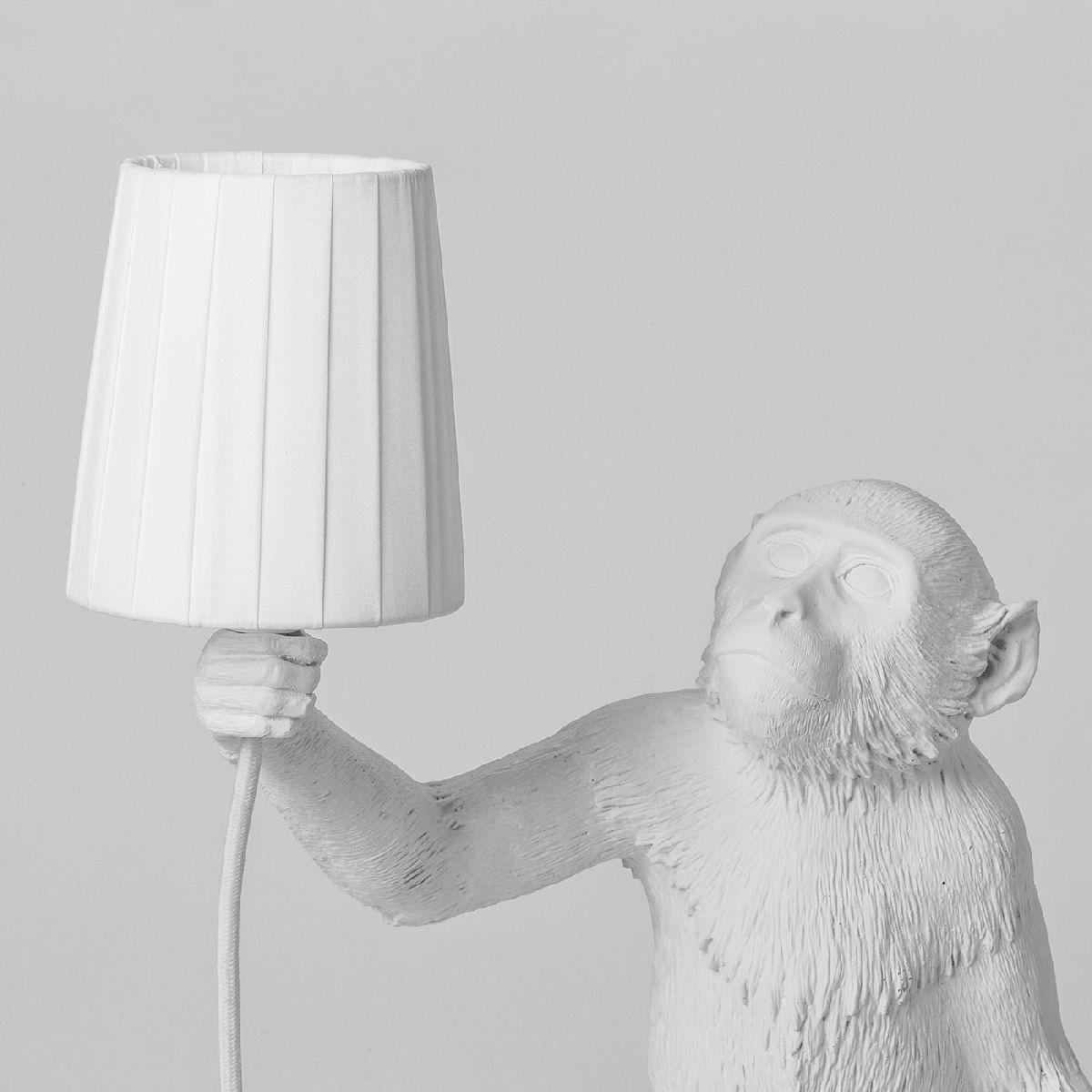 Абажур Seletti Monkey Lamp 14918 WHI в #REGION_NAME_DECLINE_PP#