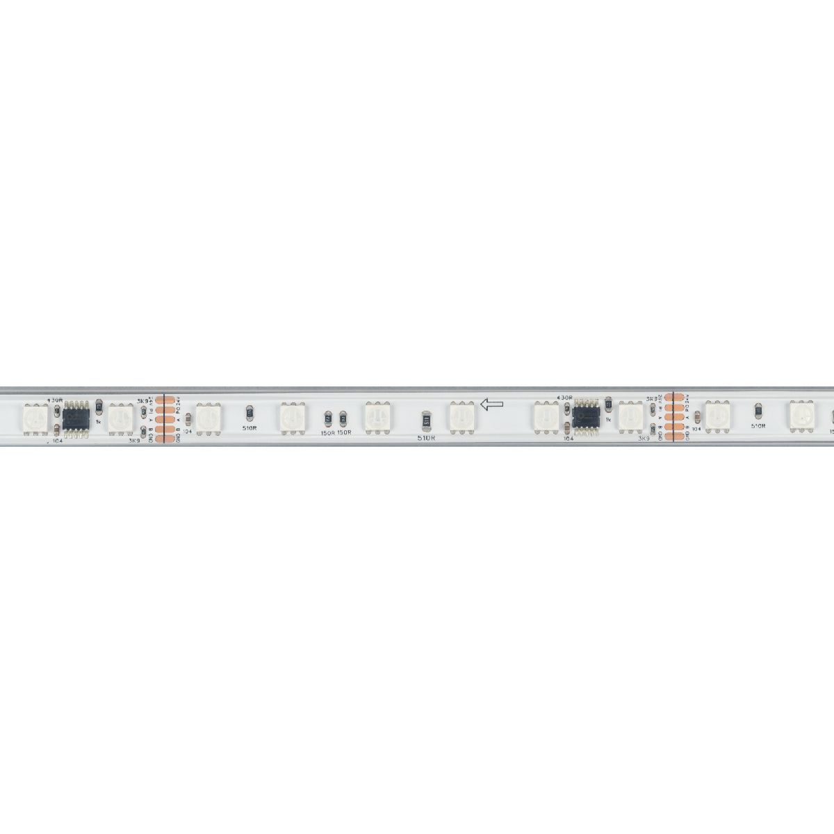 Светодиодная герметичная лента Arlight DMX-PS-B60-12mm 24V RGB-PX6 (14 W/m, IP67, 5060, 5m) 039182 в Санкт-Петербурге