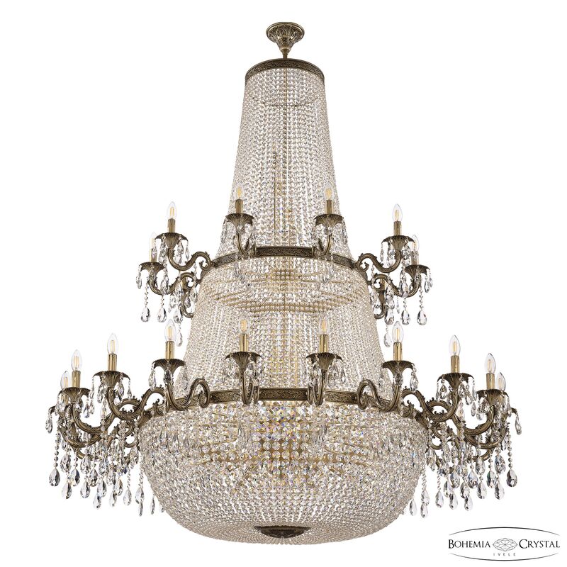 Подвесная люстра Bohemia Ivele Crystal AL2111H201/20+10/160OL/2D AGB в Санкт-Петербурге