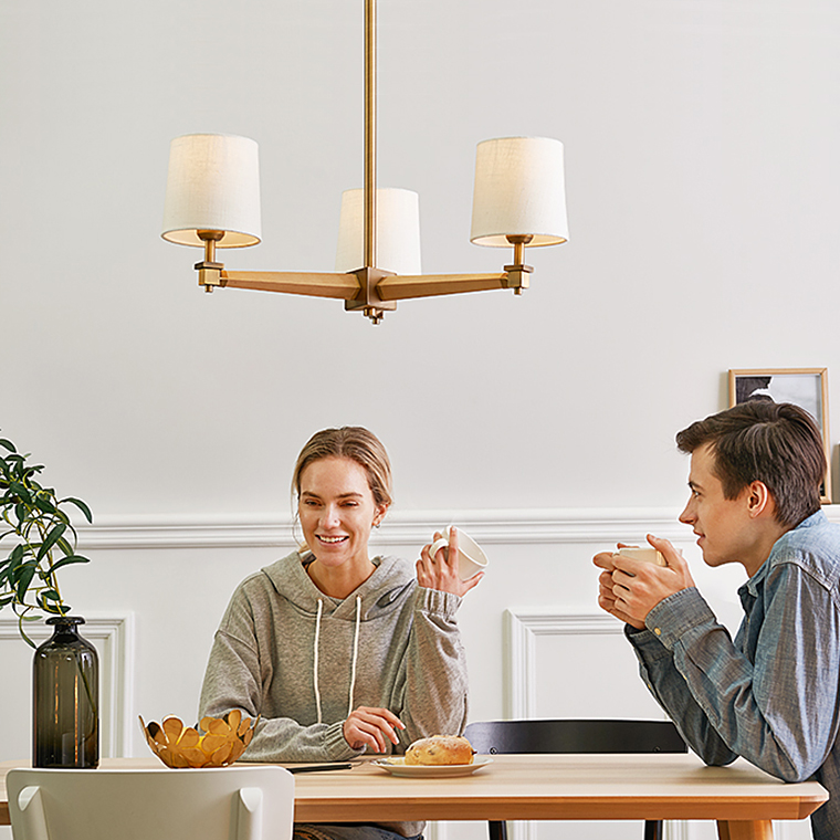 Люстра на штанге ImperiumLoft Stavra Jorgenson Beige/Light Wood 203577-26 в Санкт-Петербурге