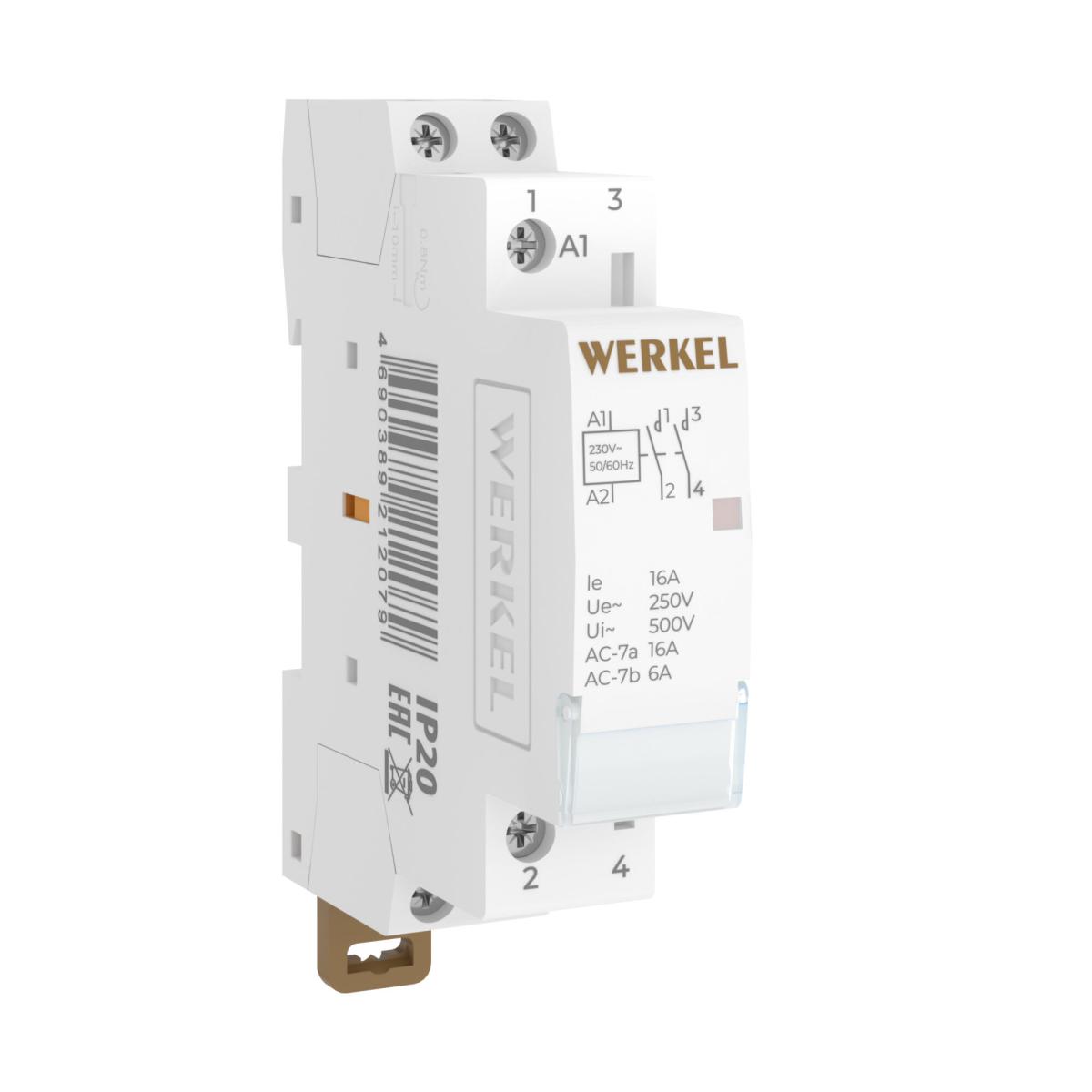 Контактор модульный Werkel W941M16O 4690389212079 a069472 в Санкт-Петербурге
