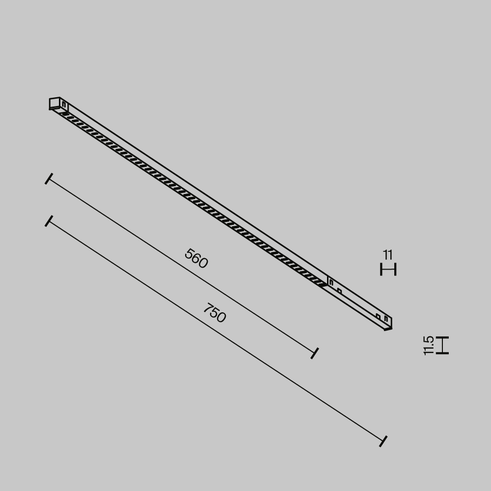 Трековый магнитный светильник Maytoni Technical Points Exility X TR241-4-12WTW-DSZ-B в Санкт-Петербурге