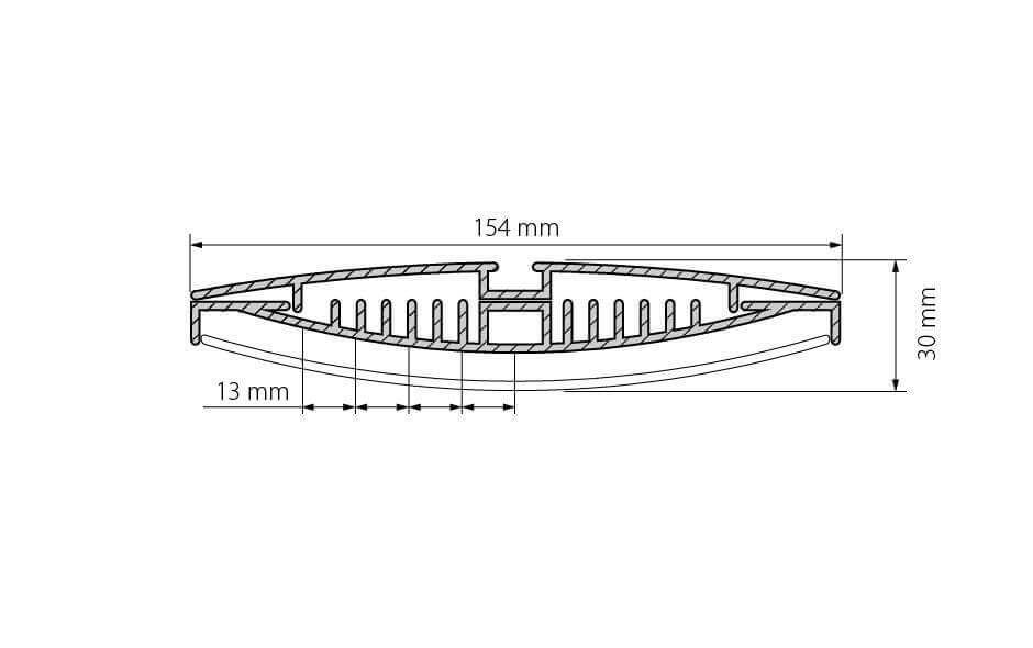 Профиль Arlight MULTI A-2000 ANOD 014537 в Санкт-Петербурге