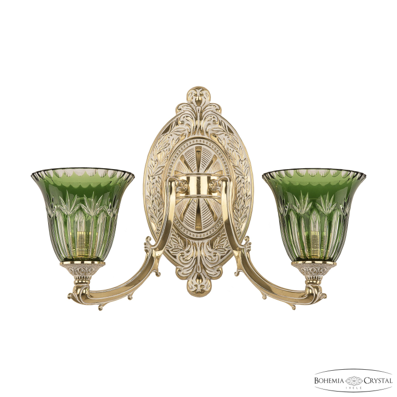 Бра Bohemia Ivele Crystal Verona 7211B12/2/210 GW P2 U Clear-Green/H-1I в Санкт-Петербурге