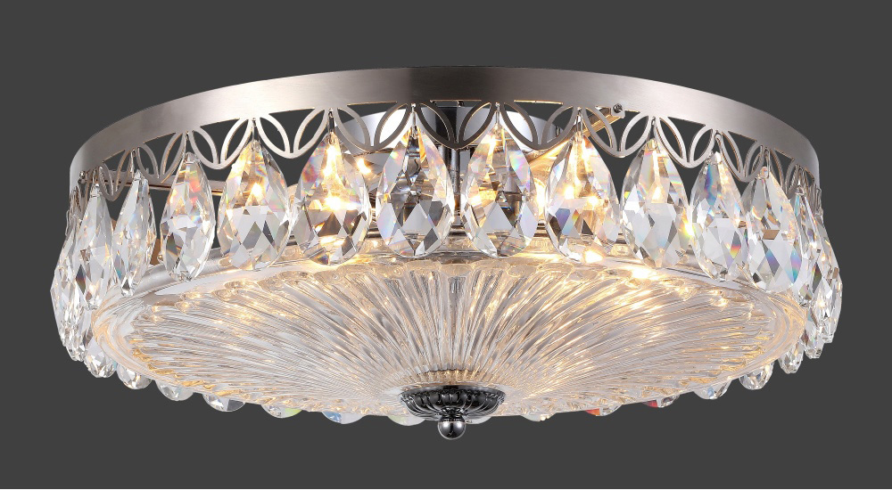 Потолочный светильник Crystal Lux Canaria PL6 D480 Nickel в Санкт-Петербурге