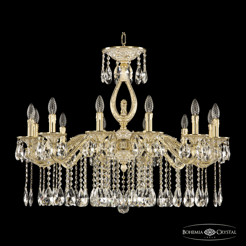 Подвесная люстра Bohemia Ivele Crystal Florence 71402/12/300 A GW FL2S в Санкт-Петербурге