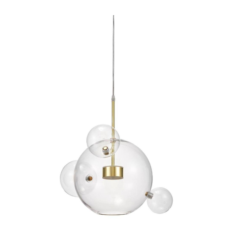 Подвесной светодиодный светильник Lumina Deco Neroni LDP 6016-3+1 GD в Санкт-Петербурге