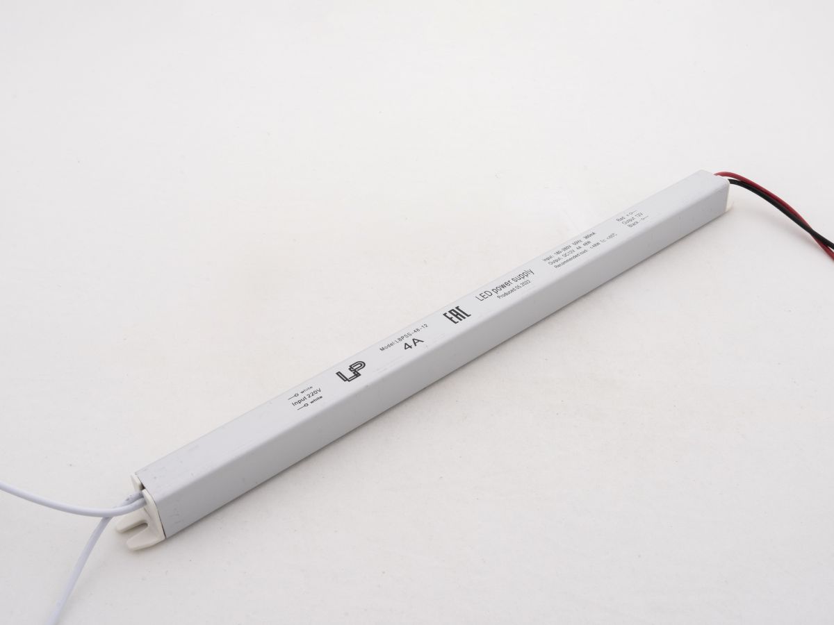 Блок питания LEDS POWER 48Вт 12В Super Slim 390072 в Санкт-Петербурге