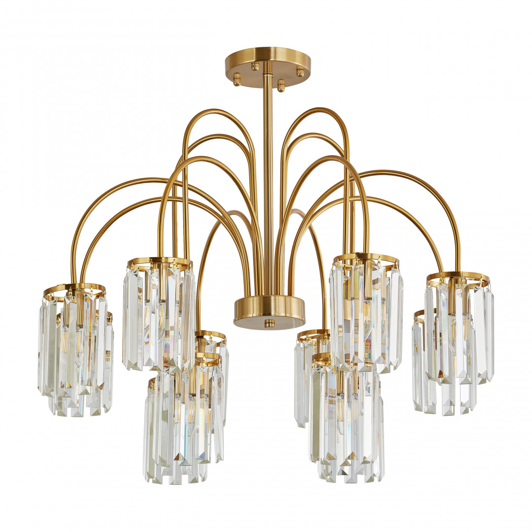 Люстра на штанге Arte Milano AM 2328B.D650.H550.E14.8 G в #REGION_NAME_DECLINE_PP#