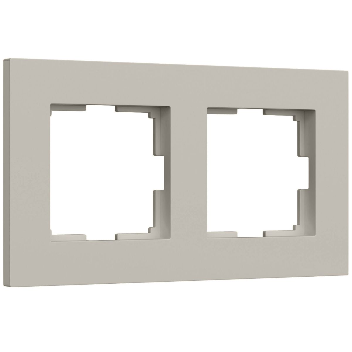 Рамка на 2 поста Werkel Slab (дымчатый софт) W0022917 4690389218415 в #REGION_NAME_DECLINE_PP#