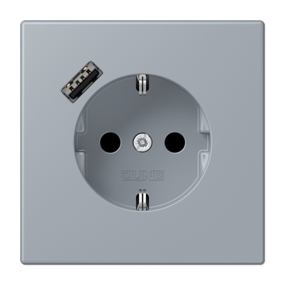 Розетка 2K+З USB Typ A Jung LC1520-18A257 в Санкт-Петербурге