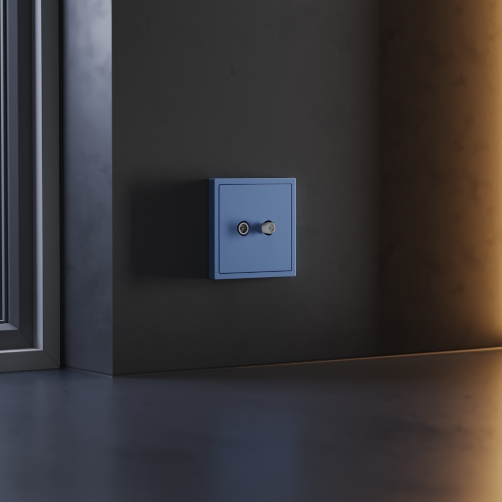 Накладка для розетки телевизионной оконечной TV+SAT Voltum S70 (деним) VLS001615 в #REGION_NAME_DECLINE_PP#