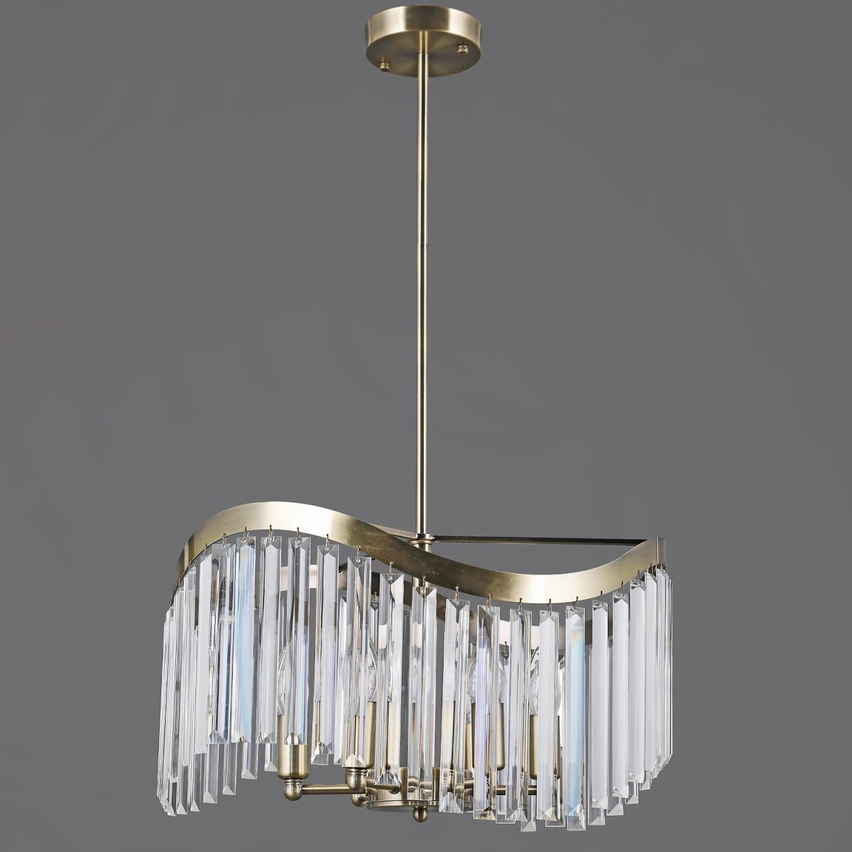 Люстра на штанге Illumico IL3475-6PSQ-25AB ELITE в #REGION_NAME_DECLINE_PP#