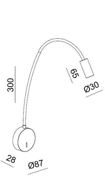 Гибкое бра Italline DE-316 white в Санкт-Петербурге