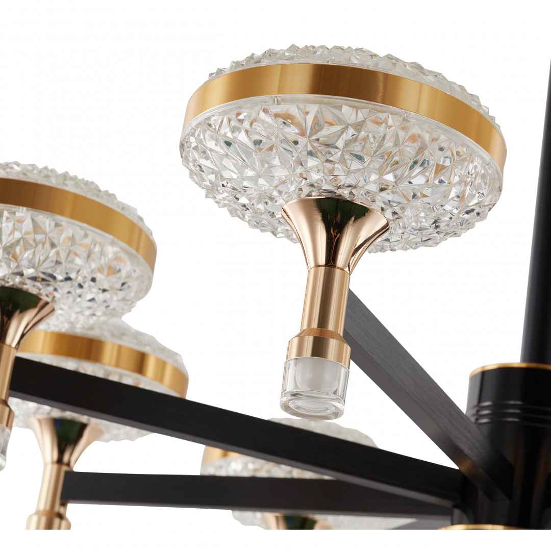 Подвесная люстра Arte Milano Ferrara 273059/8 BK/GD в #REGION_NAME_DECLINE_PP#