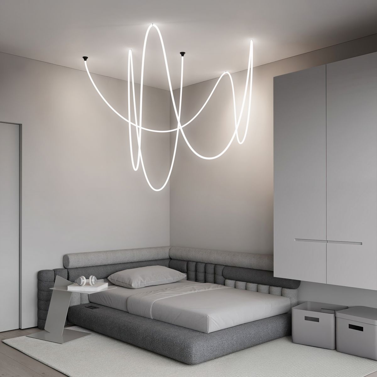 Боковые крепления (2 шт.) д/силикон. профиля-трубы D18 мм д/LED ленты Profiled Lightstar 441890 в Санкт-Петербурге