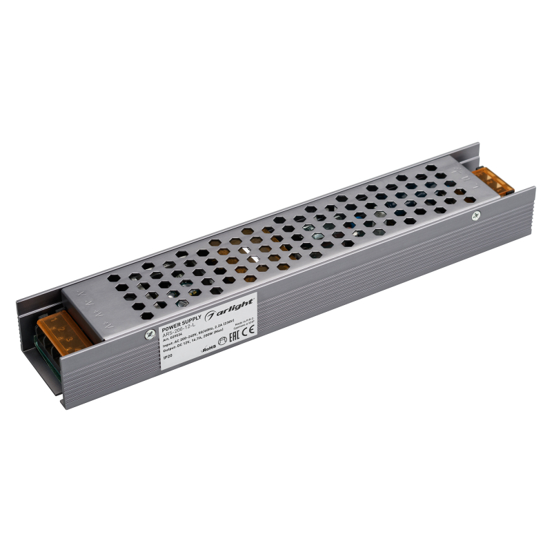 Блок питания Arlight ARS-200-12-L (12V, 16.7A, 200W) 029534 в Санкт-Петербурге