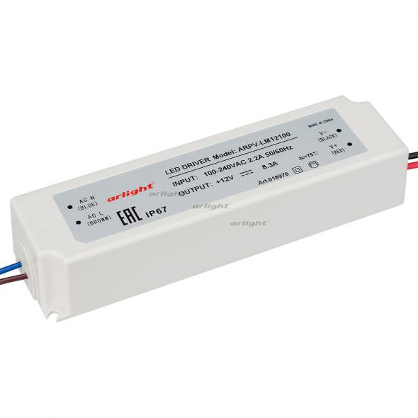 Блок питания Arlight ARPV-LV12100-A (12V, 8.3A, 100W) 018970 в Санкт-Петербурге