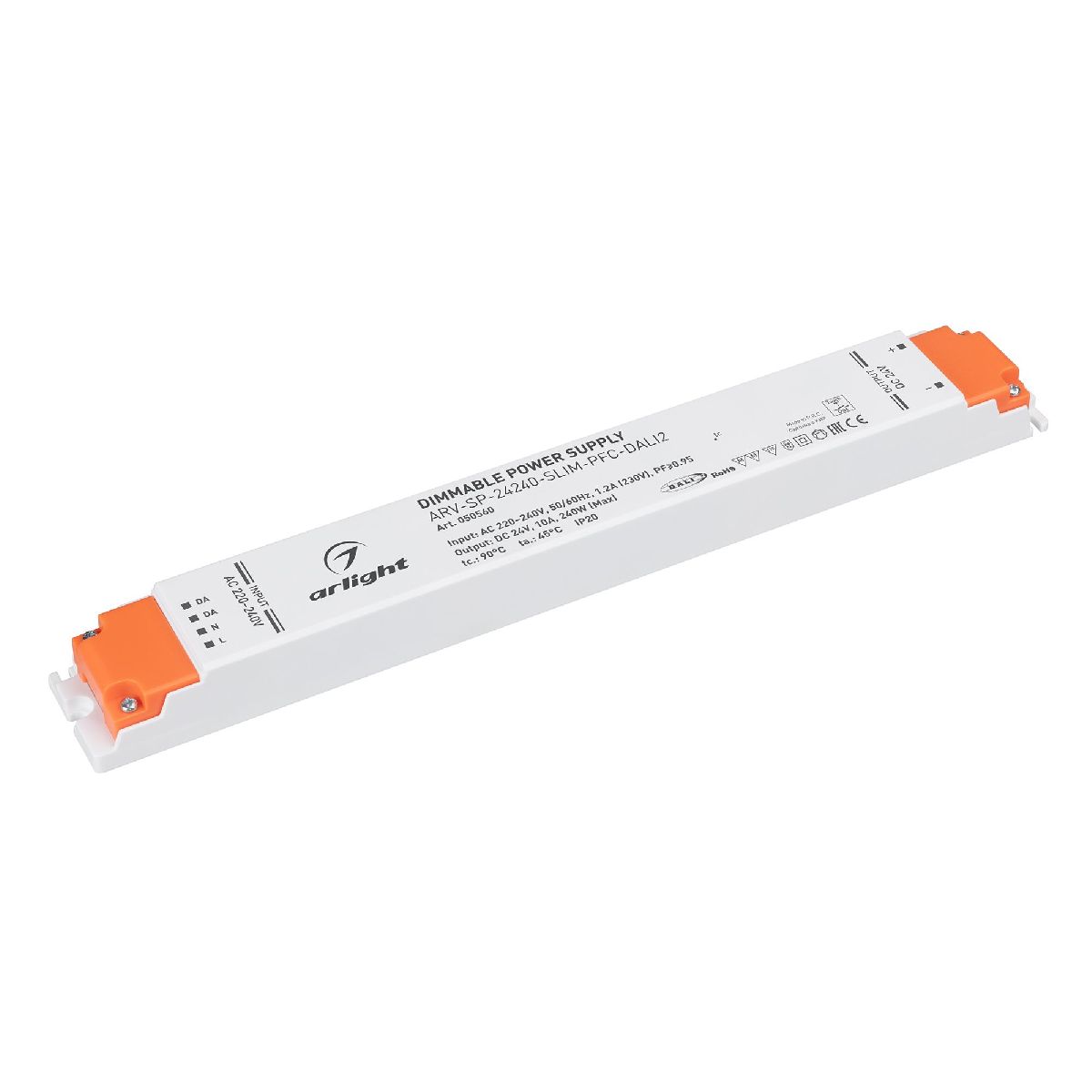 Блок питания Arlight ARV-SP-24240-SLIM-PFC-DALI2 (24V, 10A, 240W) 050560 в Санкт-Петербурге