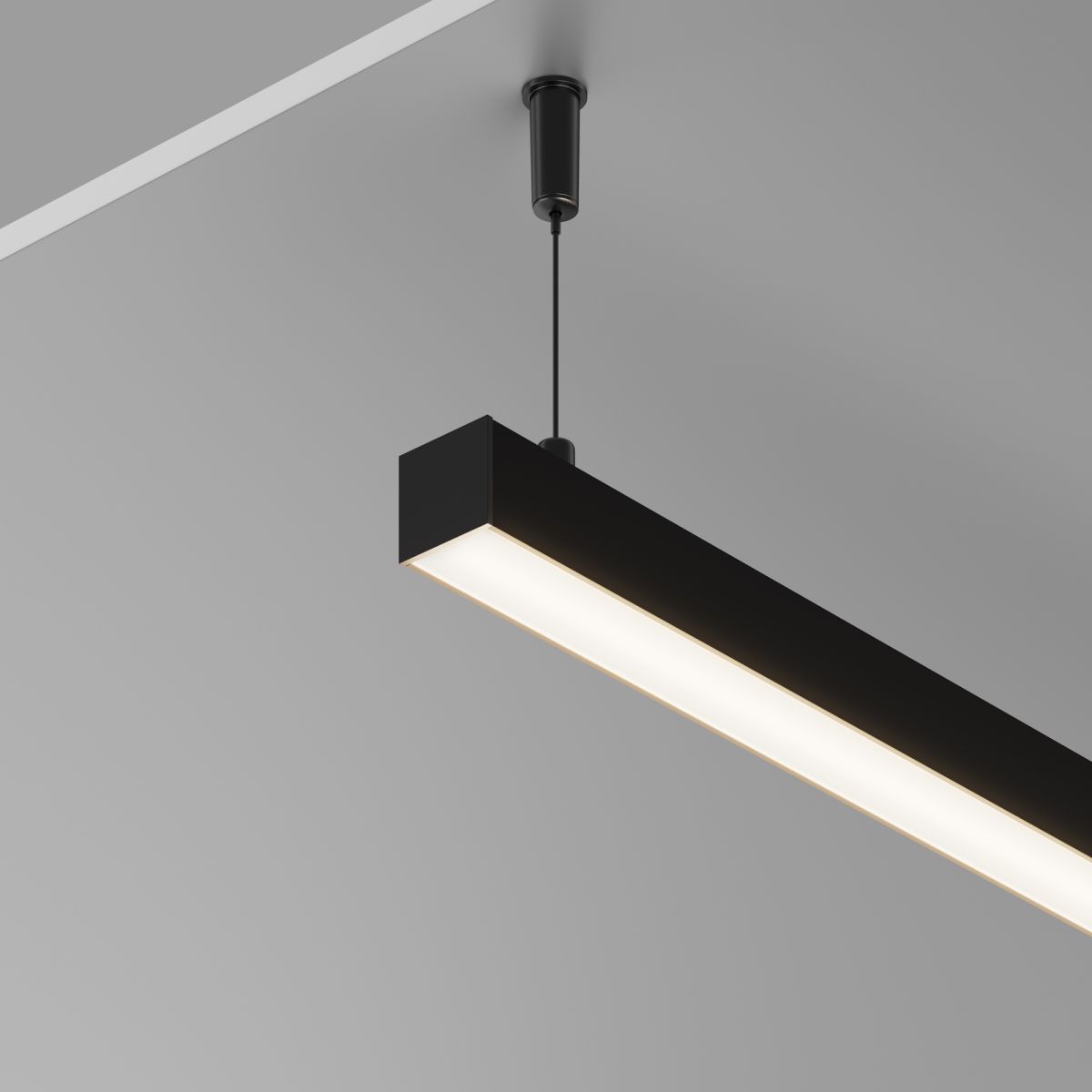 Алюминиевый профиль накладной-подвесной Maytoni Led Strip ALM-2522-B-2M 633013 в Санкт-Петербурге