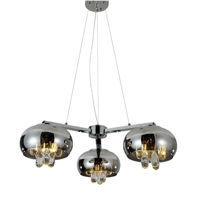 Подвесная люстра Lumina Deco Tosso LDP 8066-3-200 CHR в Санкт-Петербурге