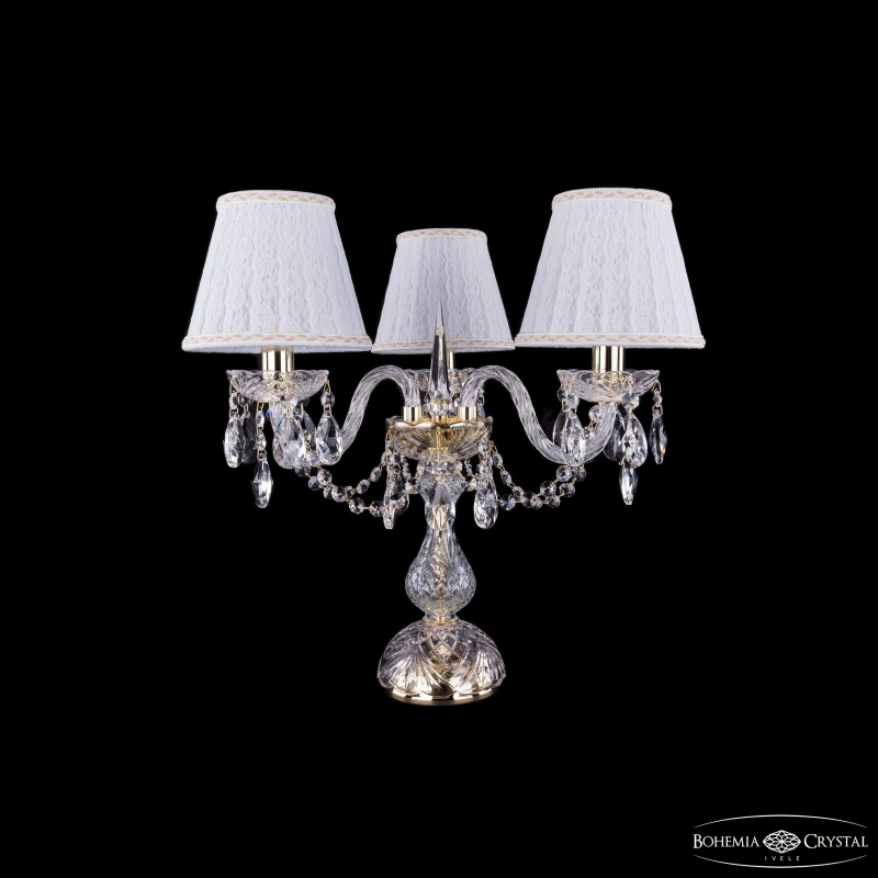 Настольная лампа Bohemia Ivele Crystal 1406L/3/141-39 G SH13A-160 в Санкт-Петербурге