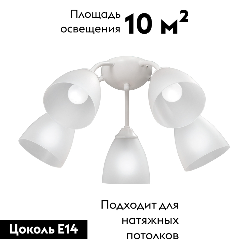Потолочная люстра Vitaluce V3737-0/5PL в Санкт-Петербурге