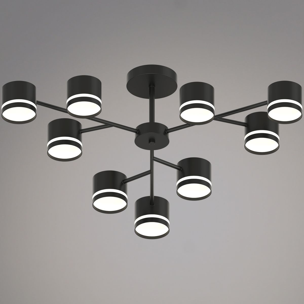 Люстра на штанге Reluce 97730-0.3-09 GX53 BK в Санкт-Петербурге