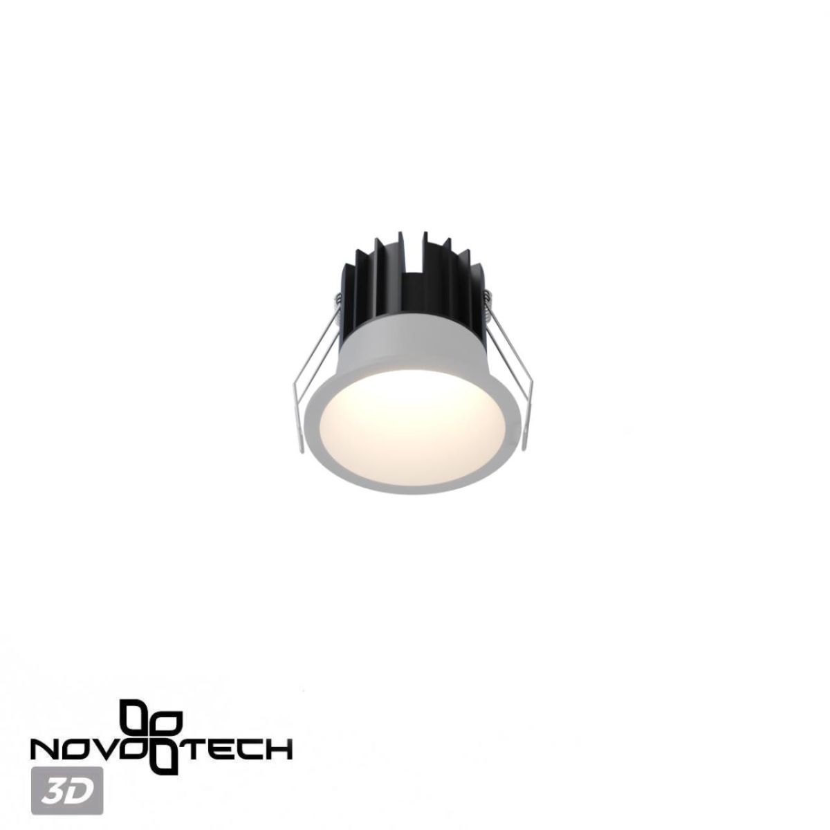 Встраиваемый светильник с переключателем цв. температуры Novotech Wir Brillo 359869 в Санкт-Петербурге