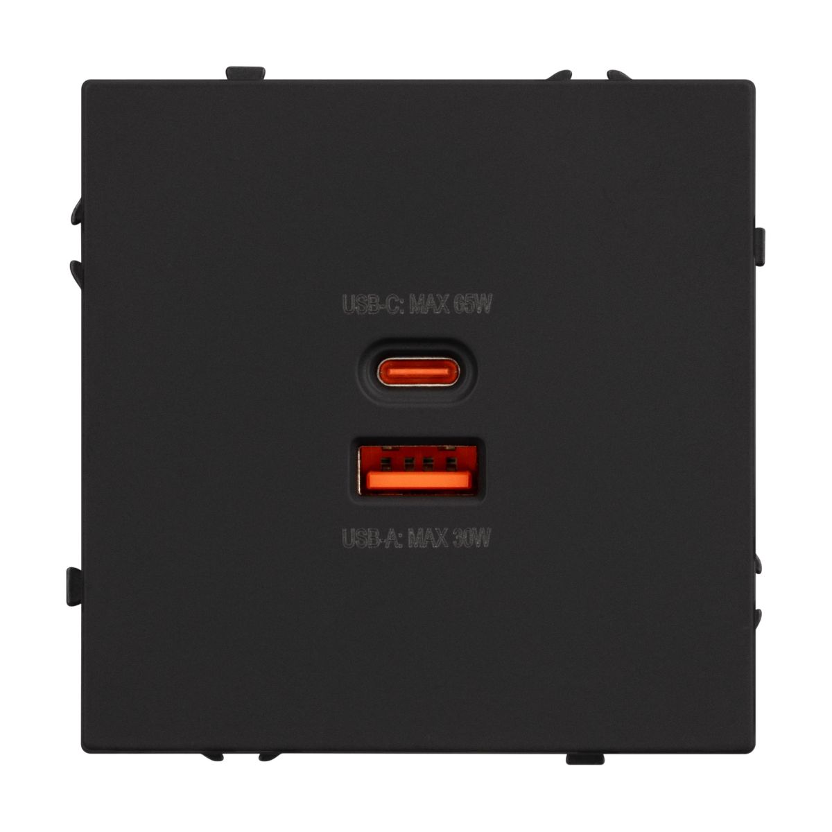 Механизм розетки с быстрой USB зарядкой Arlight SCT-NOBE-MUAC-SFPL-FC-BK (65W, QC3) 054317 в #REGION_NAME_DECLINE_PP#