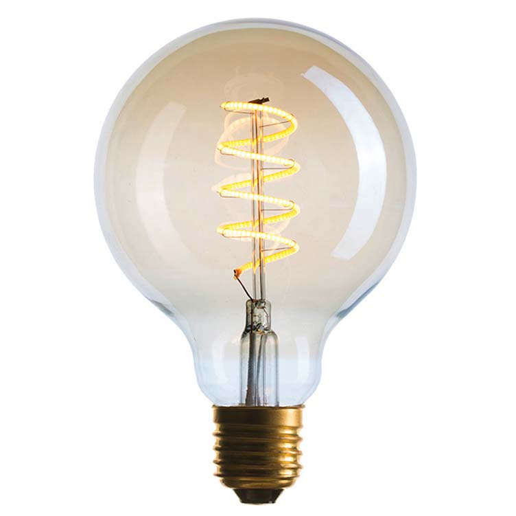 Лампа светодиодная филаментная диммируемая Sun Lumen E27 4W 2200K золотой 056-984 в Санкт-Петербурге